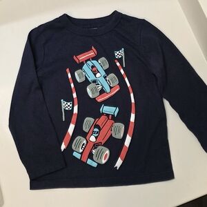 The Children's Place Navy Car Graphic Shirt
